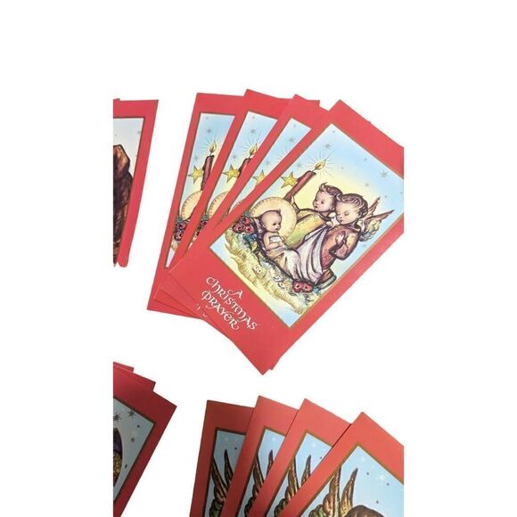 Little Angels‎ Christmas Card Assortment With Scripture Text Vintage Catholic - Picture 3 of 7